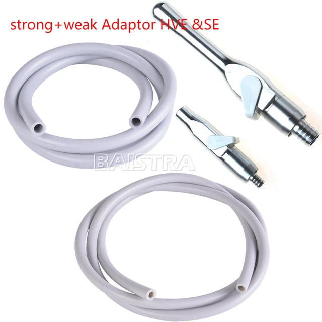 DENTAL SE HVE Saliva Ejector Suction Valves Adaptor Strong & Weak Tube
