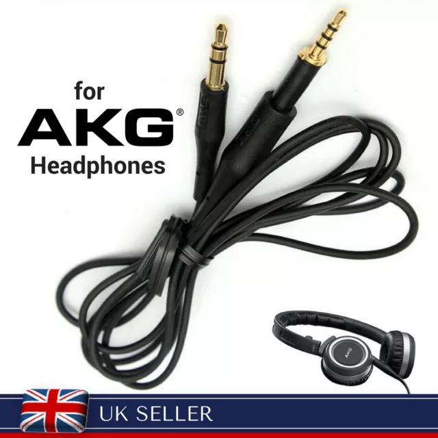 Câble audio de remplacement pour casque AKG® K450 K430 K480 K451 K452 Q460