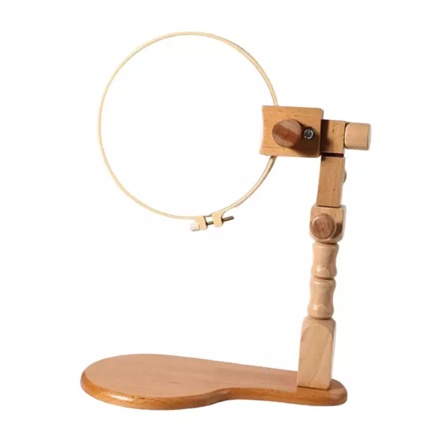 Wooden Embroidery Stand Adjustable Embroidery Hoop Stand Hands