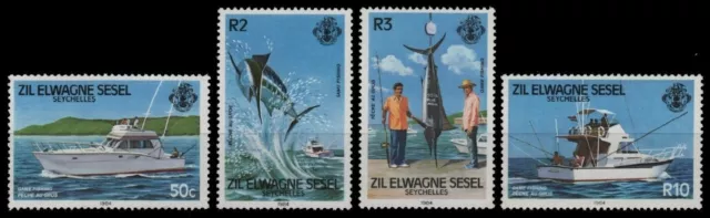 Äußere Seychellen 1984 - Mi-Nr. 80-83 ** - MNH - Fische / Fish