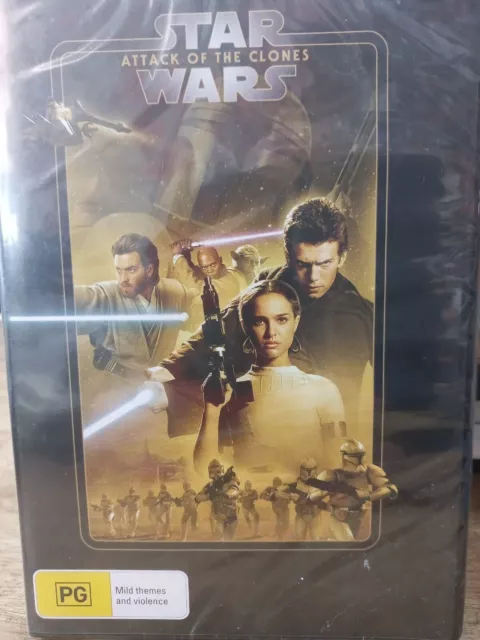 NEW Star Wars - Episode II - Attack Of The Clones | New Line Look (DVD, 2001)