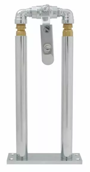 Chrome Air Valve Lever Set 11" Stand Air Horn Sound & Pitch Regulator Semi Truck