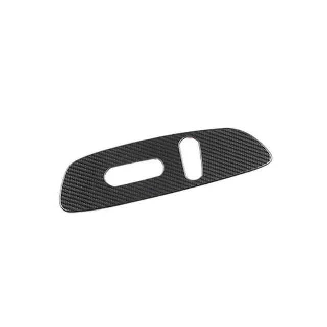 For Chevy Equinox 2018-2023 Carbon Fiber Seat Button Handle Panel Cover Trim 1pc