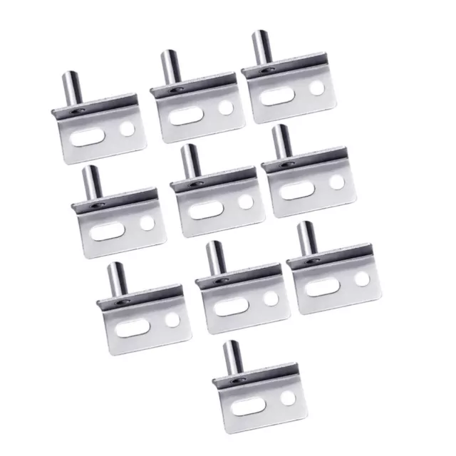 30 pcs Corner Hinges Door Hinge Heavy Duty Pivot Hinge for Wood Doors (Silver 3