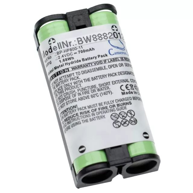 Batterie pour Sony MDR-RF955RK MDR-RF955 MDR-RF4000 MDR-RF895 700mAh 2,4V