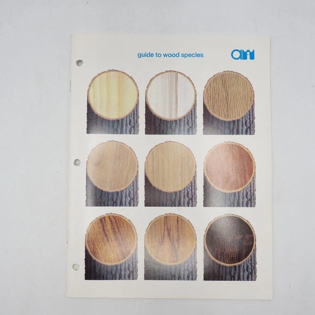 ARCHITECTURAL WOODWORK INSTITUTE Guide To Wood Species Brochure 1977