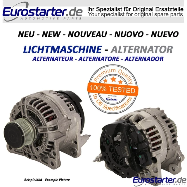 LICHTMASCHINE NEU EUROSTARTER OE-Ref. SG9B078 für Volkswagen EUR 180,00 ...