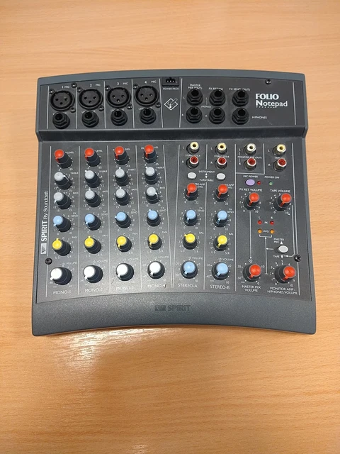 SOUNDCRAFT SPIRIT FOLIO Notepad - Mini Mixer £41.78 - PicClick UK