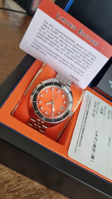 BULOVA OCEANOGRAPHER 98C131 LIMITED EDITION EUR 1.525 00 PicClick IT