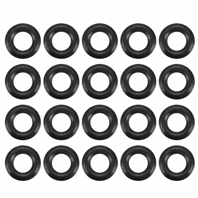 20PCS Cushioning Valve Seals Rubber O Rings 6mm OD 1.5mm Cross Section ✦KD