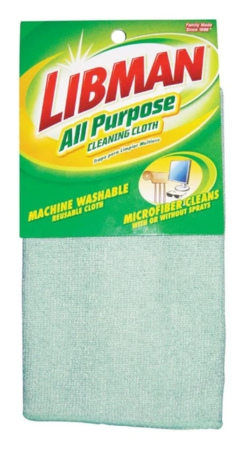Libman 236 Microfiber All-Purpose Dust Cloth 12.25 L x 12.25 W in. (Pack of 12)