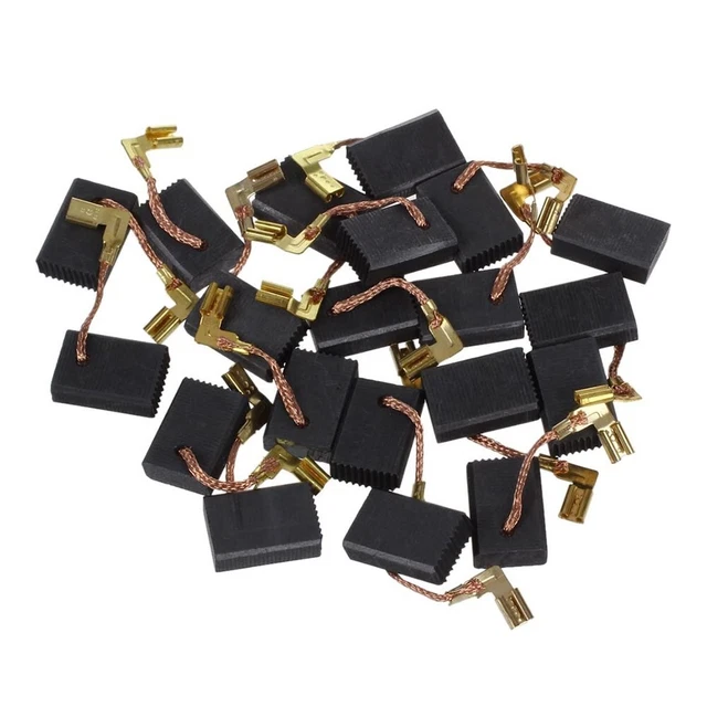 10 Spazzole A Carbonio CB459 Per Smerigliatrici Angolari - Ricambio Per GA4530R, GA4534, JS1000 - Foto 3