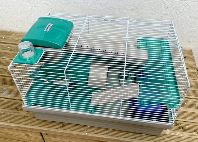 Cage hamster souris pico xl gris 50x36x45cm