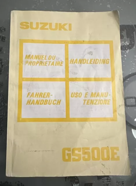 Manuale GS500E Suzuki