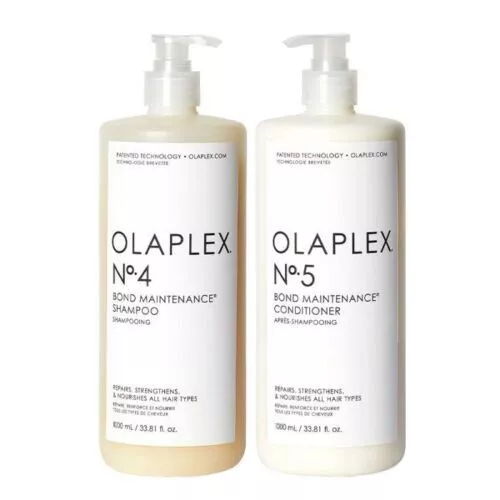 Olaplex No.4 And No.5 Bond Maintenance Shampoo and Conditioner 1000ml Each