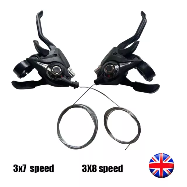 For Shimano GEAR Shifters ST-EF51 Brake Lever 3/7/8/3x7 Speed V-Brake Left/Right