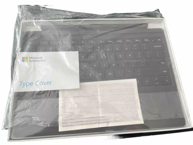 Microsoft Surface Pro 4 5 6 7 7+ Type Cover Keyboard QWERTY UK layout. New. 1725