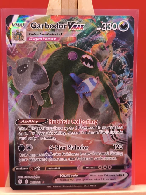garbodor vmax pokemon card value Garbodor VMAX - 101/203 main image 1
