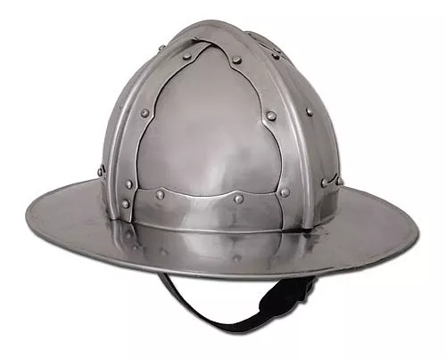 Battle Merchant Italienisch Eisenhut 1460 1,6mm Stahl Helm Mittelalter LARP