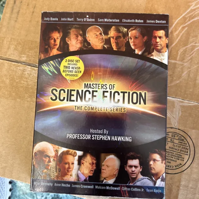 MASTERS OF SCIENCE FICTION THE COMPLETE SERIES New Sealed DVD Stephen Hawking