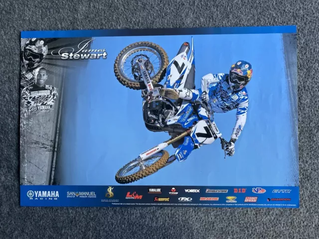 James “Bubba” Stewart - Factory Team JGR Yamaha Poster - Supercross & Motocross