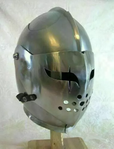 Medieval Knight Armour Great Bascinet Helmet Halloween costume
