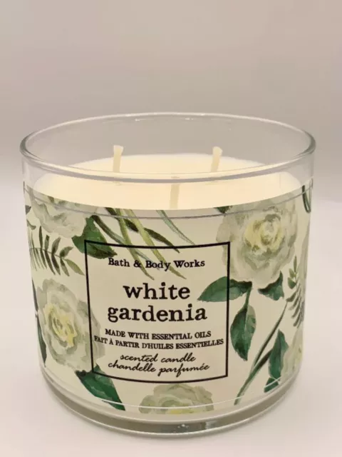 Bath & Body Works 3-Docht Kerze White Gardenia 411g