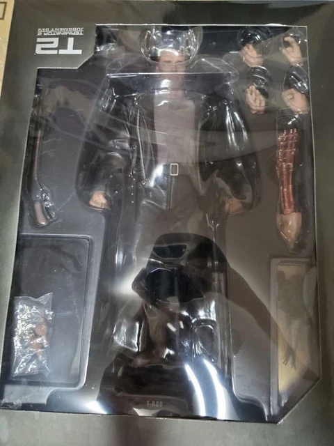 Figurine Hot Toys Terminator 2 T-800 1/6 (MMS117) - Occasion Très Bon État