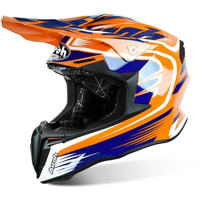 Twmx32Xl - Casco Off-Road Airoh Road Twist Mix Orange Taglia Xl