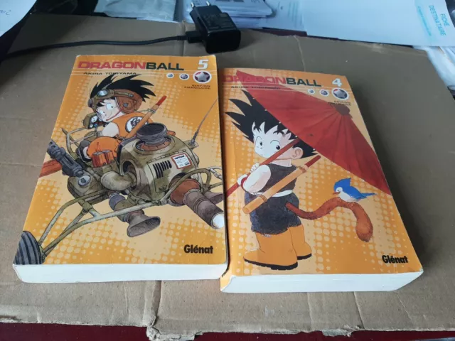 lot de 2 gros Dragon ball manga n° 4 et 5