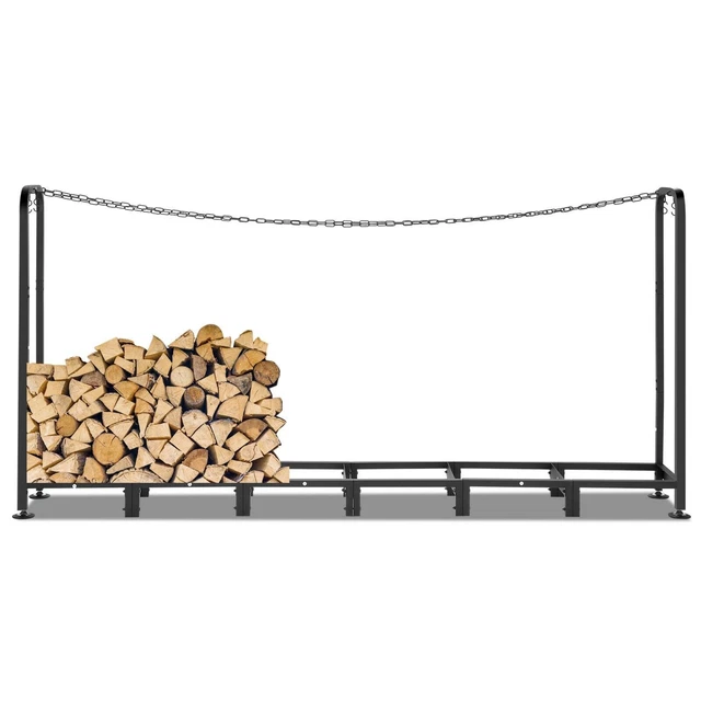 Brennholzregal Mit Kaminzubehör – 74 Cm Hoch, Für Innen & Außen