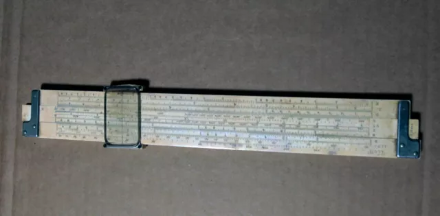 Antique Keuffel & Esser Co NY Slide Rule - 12 1/2"