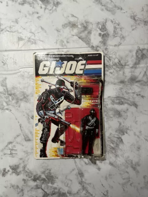 1988 Snake Eyes Moc Commando Gi Joe Hasbro Vintage Action Figure Collection Htf