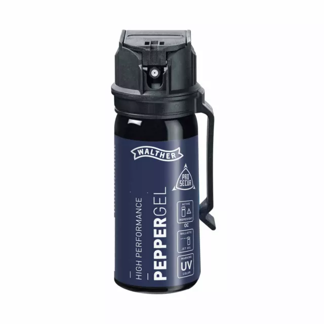 PROSECUR Pfeffergel 50 ml von Walther Gürtelclip Tier Abwehrspray Verteidigung