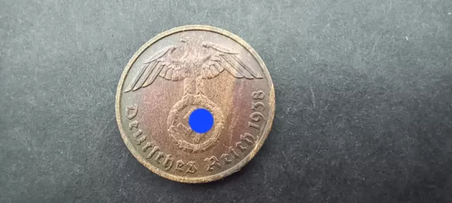 Münze 2 Reichspfennig 1938 *A*