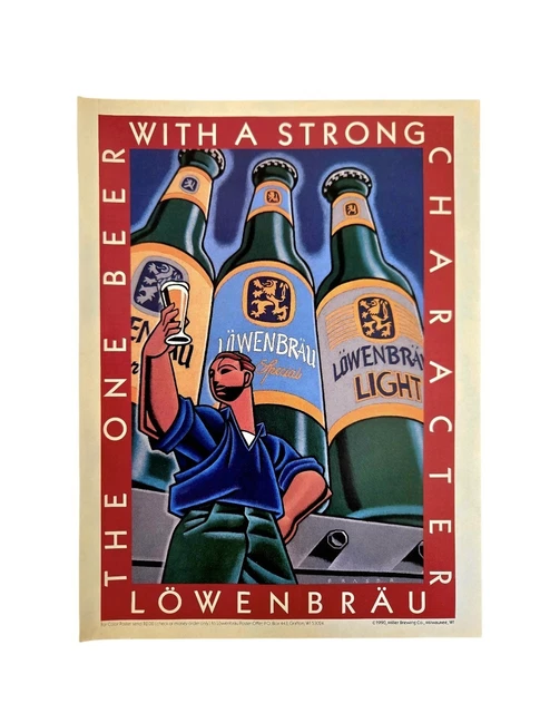 Plaque Métal Vintage BIERE 1800 BEER – 42 X 26 Cm – Décoration Murale