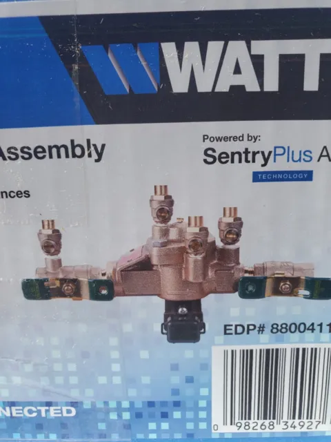 Watts (0062094) 009-QT 1/2" Reduced Pressure Zone Assembly Backflow Preventer