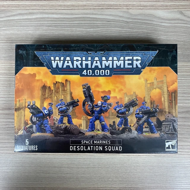 Warhammer 40k Space Marine Command Squad Metal - Boîte Métal Complète Games Workshop