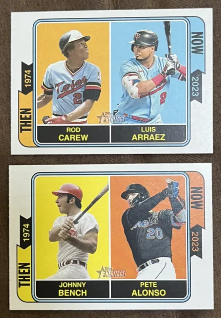 2023 Topps Heritage Then and Now Complete Your Set TAN-1 thru TAN-15 U-Pick