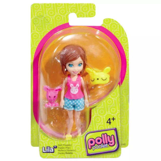 Polly Pocket Set of 4 Dolls: Sleepover Slumber Party SHANI, LILA, POLLY & CRISSY 3