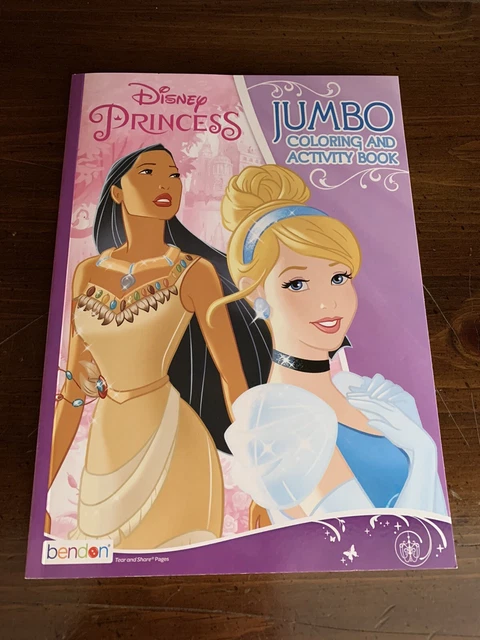 DISNEY PRINCESS JUMBO Coloring Book And Activity Pages $4.00 - PicClick