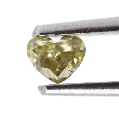 CHIC Naturel Champagne Marron Diamant 0.533 CT Poire à Facettes Chic non Traité Libre 