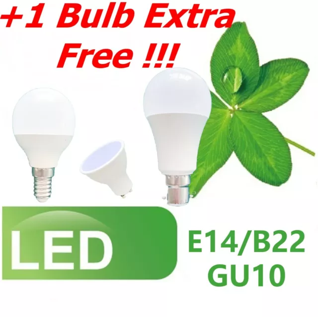 10x 7W GU10 LED Bulbs Spotlight Lamps Warm Cool Day White Down lights 240V