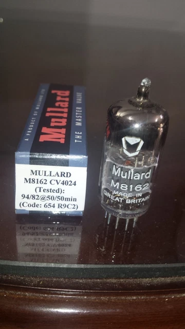 1 x Telefunken Mullard EL34 Tube O getter testé 100mA = 100