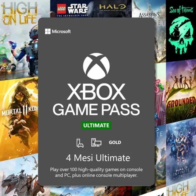 ✅Xbox Game Pass Ultimate 3+1 (4 Months) / GLOBAL/ ISTANT 100%✅