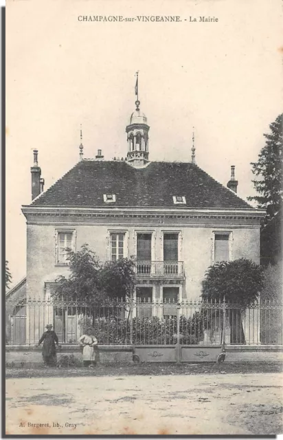 CPA 21 - CHAMPAGNE sur VINGEANNE - La Mairie