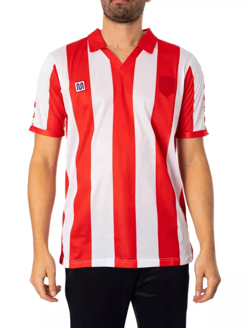 Meyba Pour des hommes Maillot Los Col Atletico Madrid Domicile 81-82, Multicolor