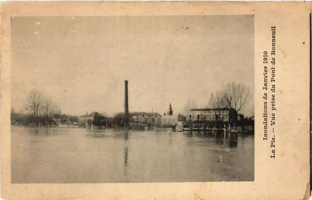 CPA La Pie - Vue prise du Pont de Bonneuil (275158)