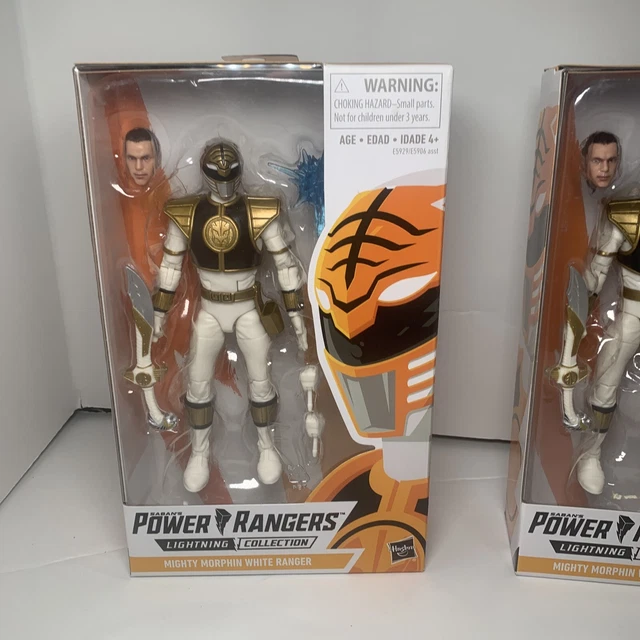 Hasbro Power Rangers Lightning Collection Mighty Morphin White Ranger 6in Action