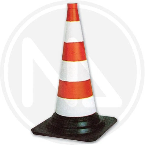 Coni Spartitraffico Bicolore Per Sicurezza Stradale, 30-50 Cm In Polietilene, Visibilità Garantita